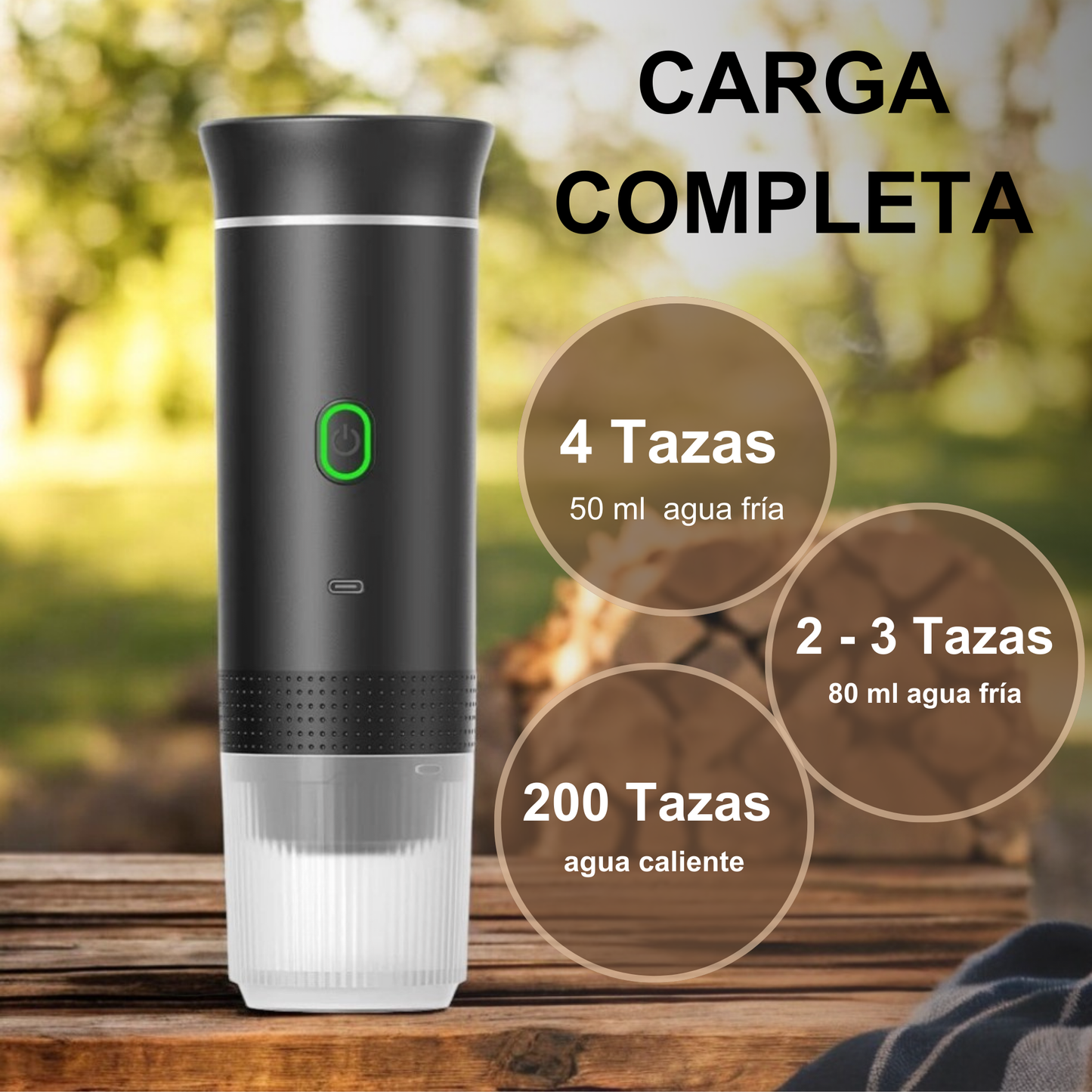 Cafetera Eléctrica 3 en 1